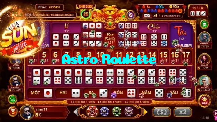Astro Roulette casino presented on mobile device in Pakistan with slots and live games